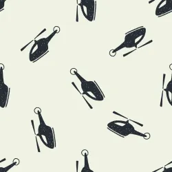 Tapeta Minimalistyczne Helikoptery – Sylwetki Śmigłowców w Stylu Awiacji