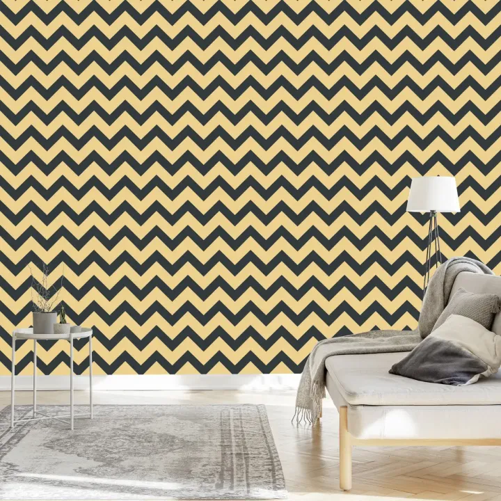 Tapeta Geometryczna – Abstrakcja Retro w Stylu Op-Art