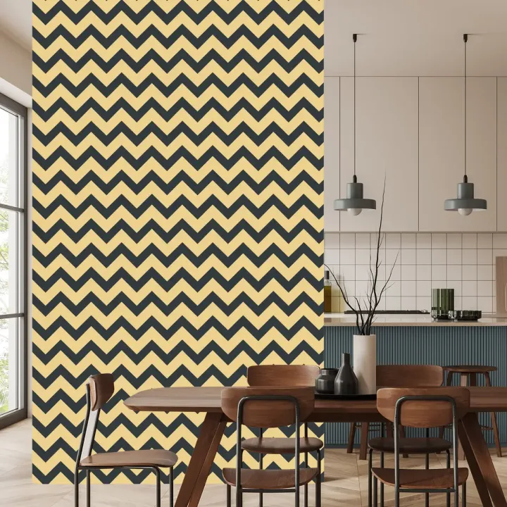 Tapeta Geometryczna – Abstrakcja Retro w Stylu Op-Art