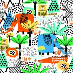 Tapeta Safari – Dzikie Zwierzęta i Afrykańska Przygoda