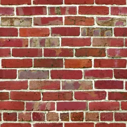 Tapeta Cegła-Mur 3D – Surowa Ceglana Elewacja w Stylu Loft