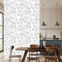 Tapeta Beton Czarno-Biały – Abstrakcja Geometryczna w Stylu Minimalistycznym