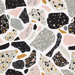 Tapeta Lastryko – Geometryczna Abstrakcja i Tekstura Kamienia