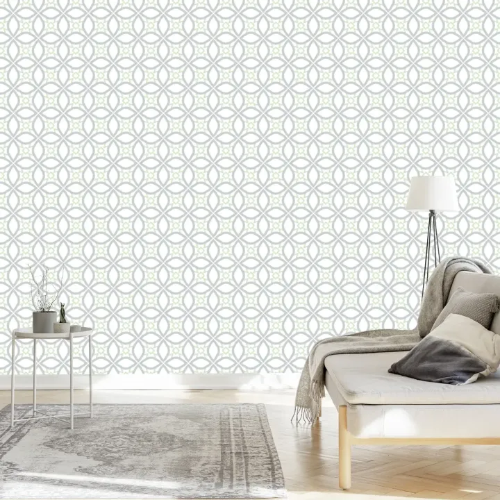 Tapeta Abstrakcyjne Ornamenty – Geometryczna Symetria i Nowoczesny Design