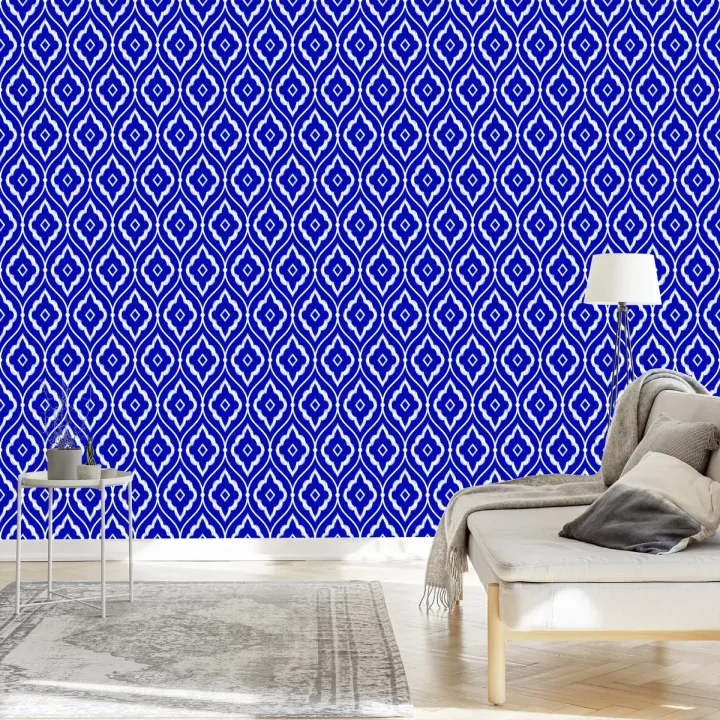Tapeta Ornamenty Vintage – Abstrakcja Geometryczna i Mozaika Dekoracyjna