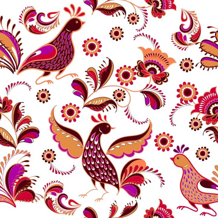 Tapeta Rośliny i Ptaki – Egzotyczna Przyroda w Stylu Boho – produkt