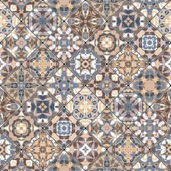 Tapeta Mozaika Orientalna – Sztuka Arabska i Geometryczne Wzory
