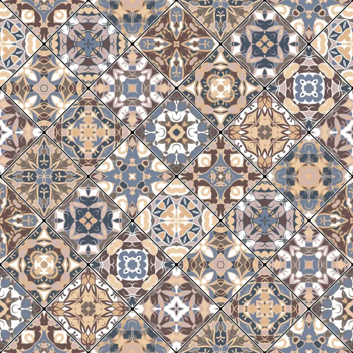 Tapeta Mozaika Orientalna – Sztuka Arabska i Geometryczne Wzory – produkt