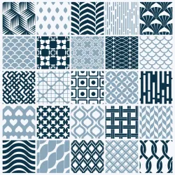 Tapeta Mozaika Geometryczna – Abstrakcyjne Wzory i Symetria