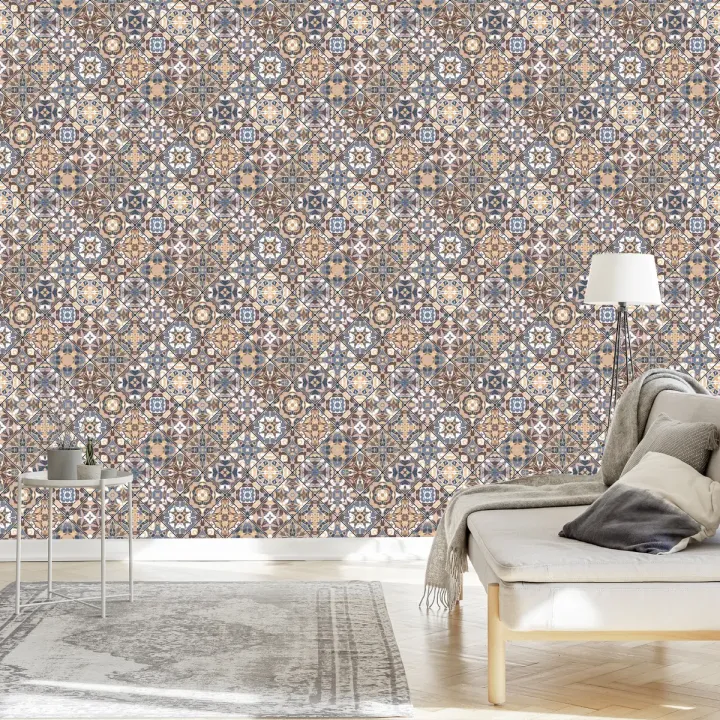 Tapeta Mozaika Orientalna – Sztuka Arabska i Geometryczne Wzory