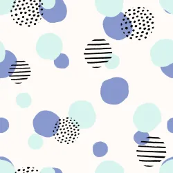 Tapeta Abstrakcyjne Kropki – Kolorowa Geometria w Stylu Pop-Art