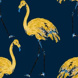 Tapeta Flamingi – Egzotyczne Ptaki w Tropikalnym Klimacie