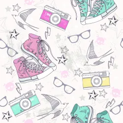 Tapeta Młodzieżowa – Styl Uliczny i Kultura Sneakersów