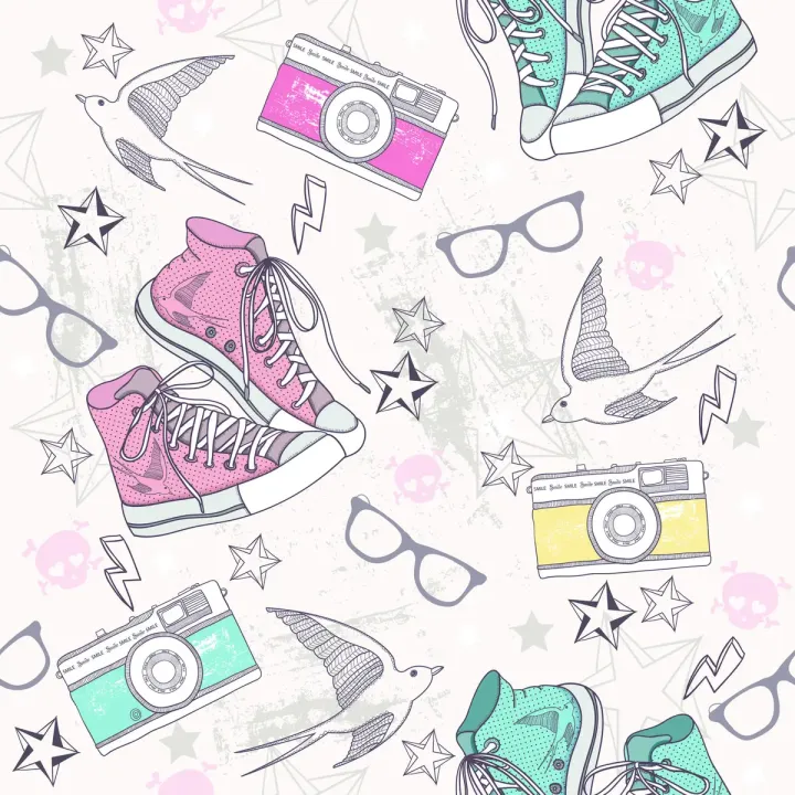 Tapeta Młodzieżowa – Styl Uliczny i Kultura Sneakersów – produkt