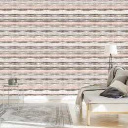 Tapeta Poziome Paski – Pastelowa Abstrakcja Geometryczna