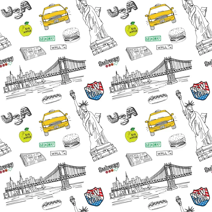 Tapeta Kolaż Nowojorski – Manhattan i Most Brookliński – produkt