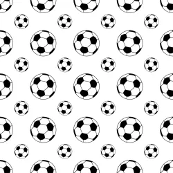 Tapeta Klasyczna Piłka Nożna – Geometryczna Abstrakcja Sportowa