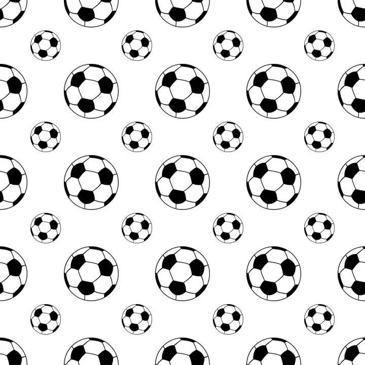 Tapeta Klasyczna Piłka Nożna – Geometryczna Abstrakcja Sportowa – produkt