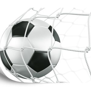 Fototapeta 3D Piłka W Siatce - aranżacja