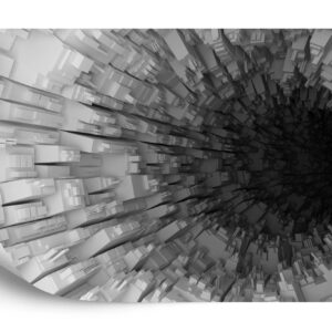 Fototapeta Abstrakcyjny Tunel 3D - aranżacja