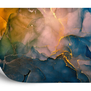 Fototapeta Alcohol Ink Colors Translucent. Abstract Multicolored Marble Texture Background. Design Wrapping Paper