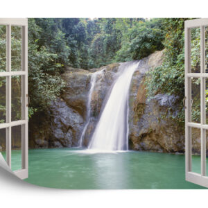 Fototapeta Waterfall Near Iligan Town