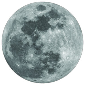 Fototapeta Okrągła Księżycowy - aranżacja