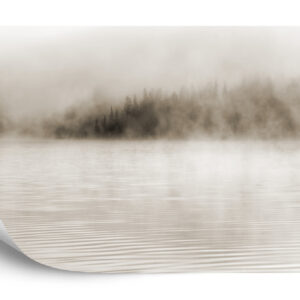 Fototapeta Mgła Na Wodzie W Sepii - aranżacja