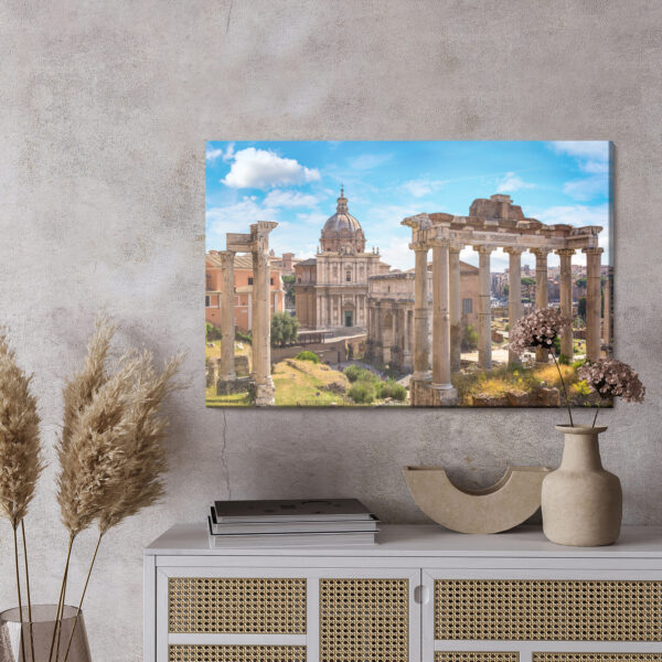 Obraz Na Płótnie Forum Romanum 3D - wzór na obrazie