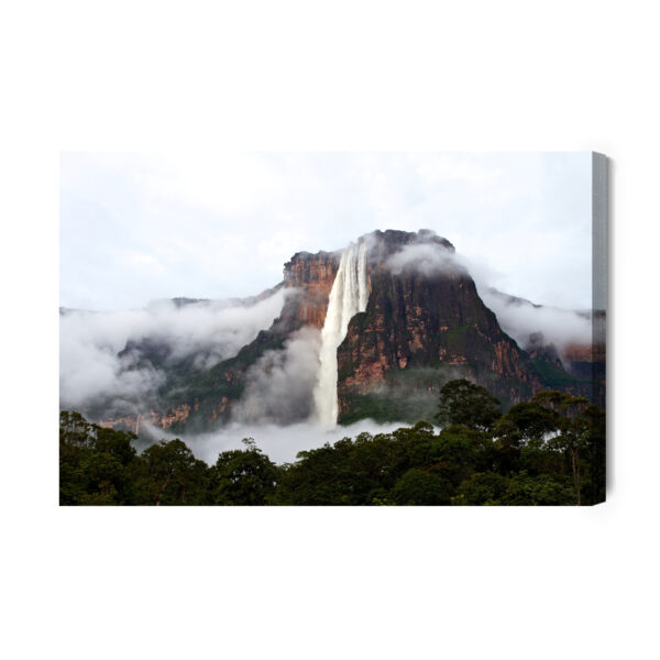 Obraz Na Płótnie Wodospad Salto Angel W Wenezueli - aranżacja
