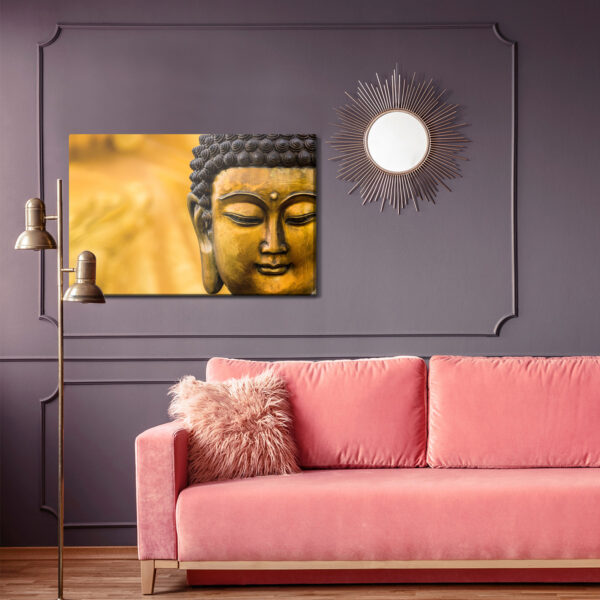 Obraz Na Płótnie Statua Buddy - aranżacja salon
