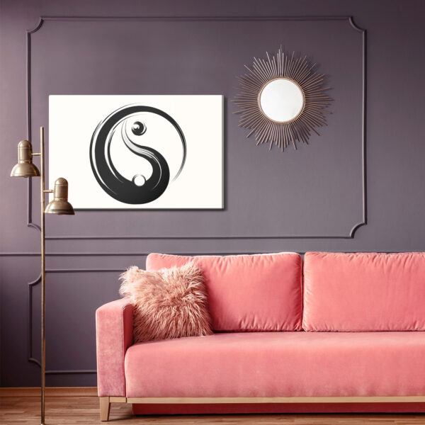 Obraz Na Płótnie Symbol Yin Yang - aranżacja salon