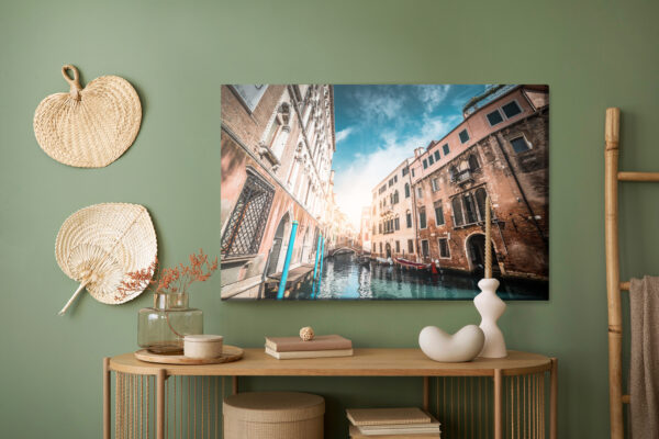 Obraz Na Płótnie Pogodna Wenecja - aranżacja mieszkania