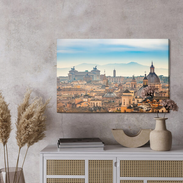 Obraz Na Płótnie Miasto Rzym - wzór na obrazie
