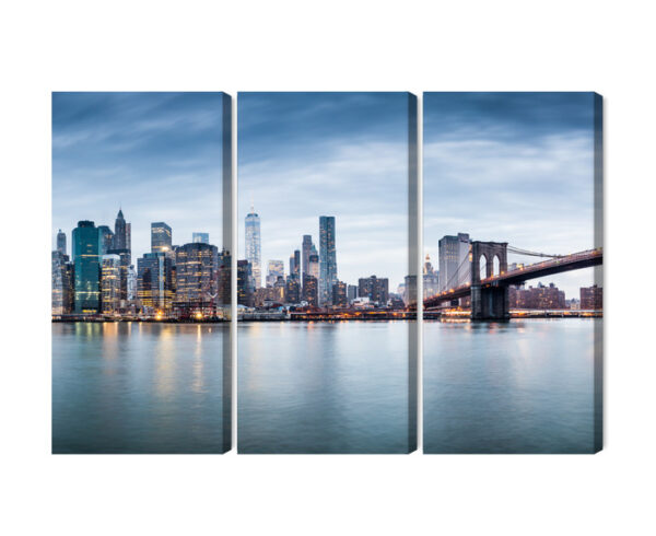 Obraz Wieloczęściowy Panoramiczny Widok Na Nowy Jork - aranżacja