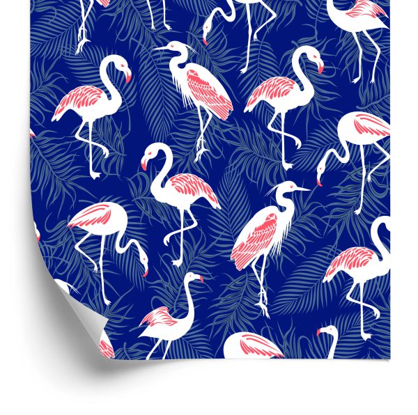 Tapeta – Flamingi - wzór
