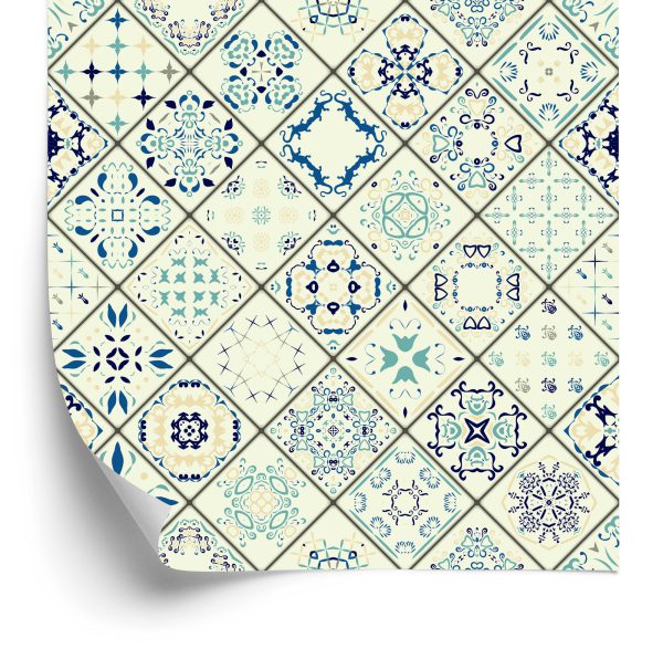 Tapeta Kolorowa Marokańska Mozaika - wzór